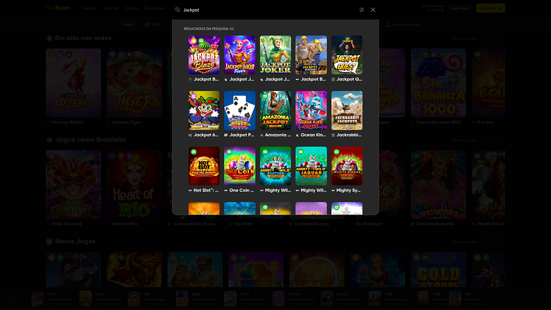 BetBoom Casino Desktop Jackpot