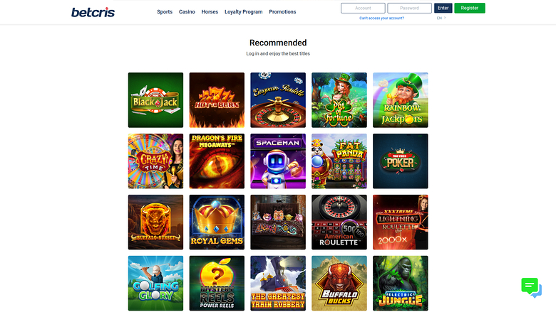 Игры Betcris для компьютера