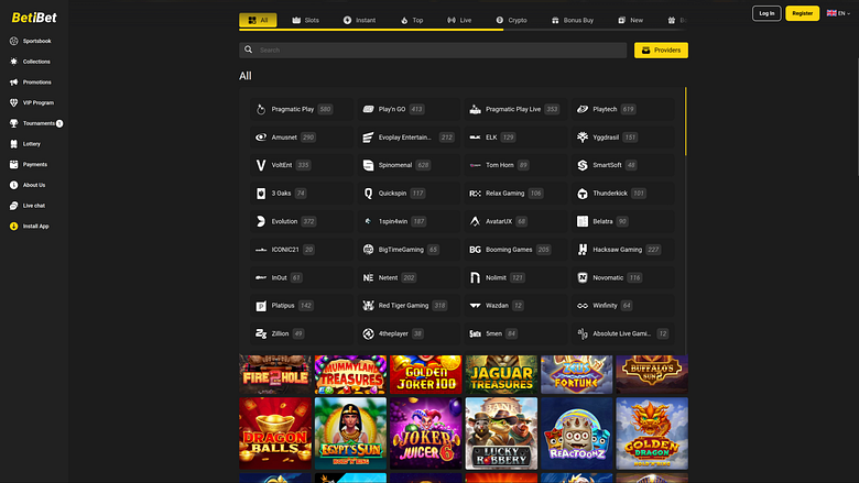 BETiBET Casino Desktop-Spieleentwickler