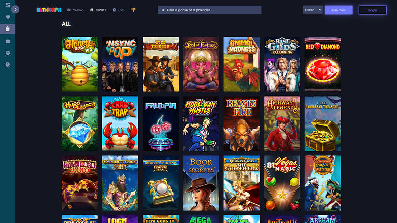 Betmorph Desktop-Spiele