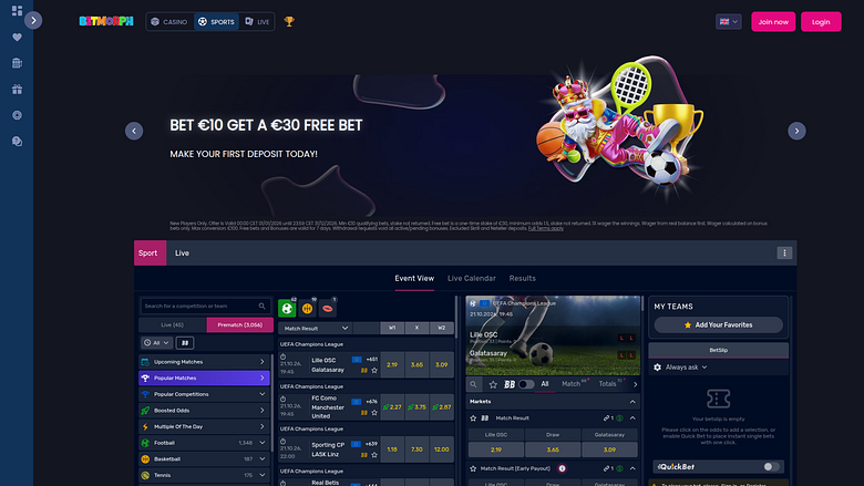 Betmorph Desktop Sports