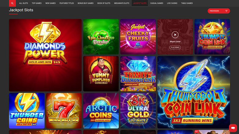 Jackpot desktop di Betonic