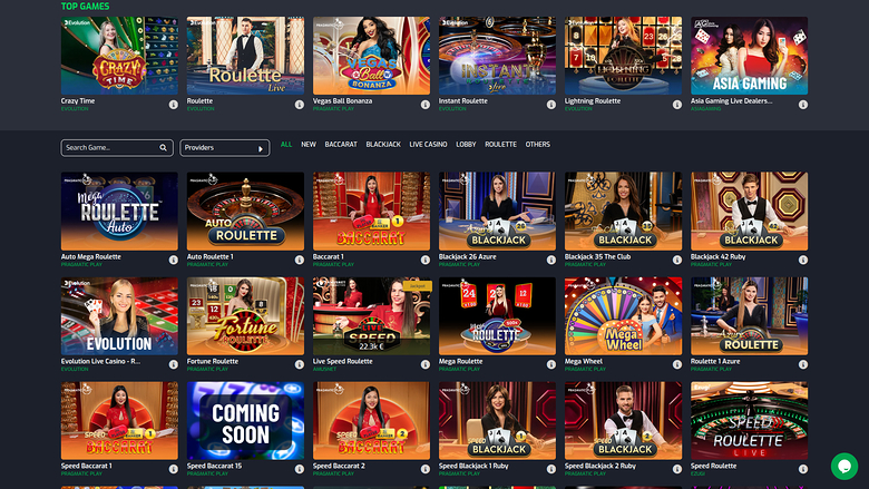 Croupier en direct sur ordinateur de Betroom24 Casino