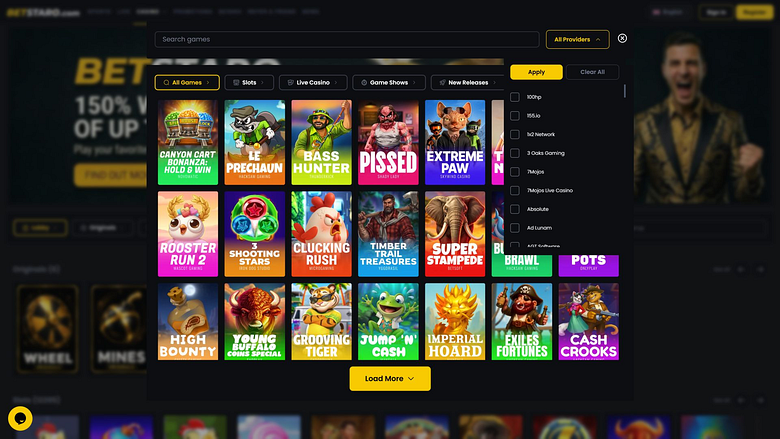 Betstaro Casino Desktop-Spieleentwickler