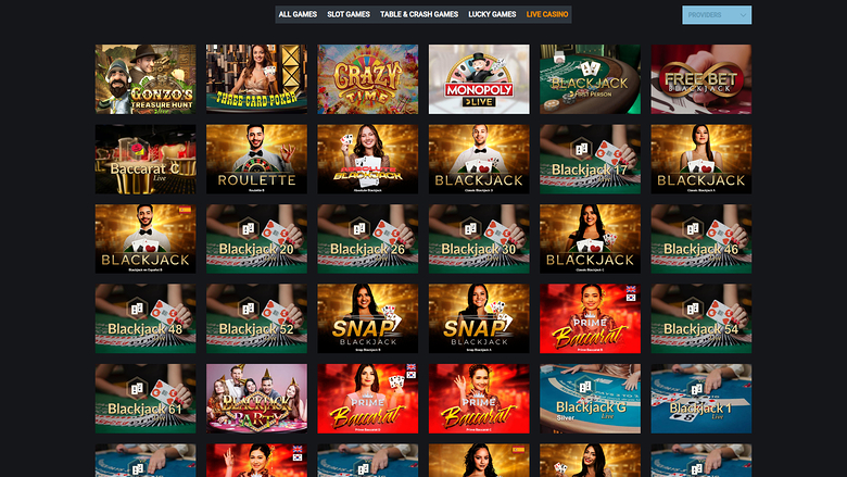 Croupier en direct sur ordinateur de Betstro Casino