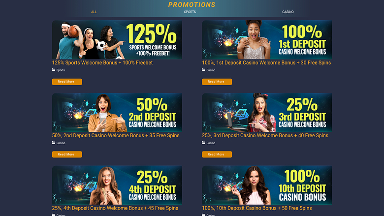 Promozioni desktop di Bettogoal