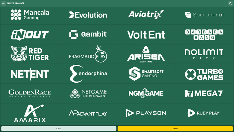 BetWinner Casino Desktop Game Developers