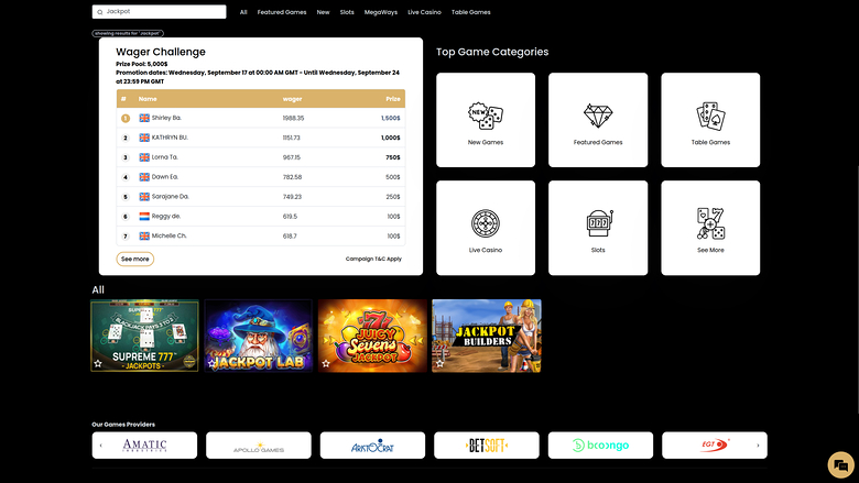 Jackpot desktop di BigWins