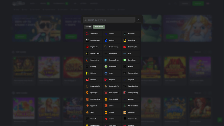 Développeurs de jeux de bureau de Billy Billion Casino