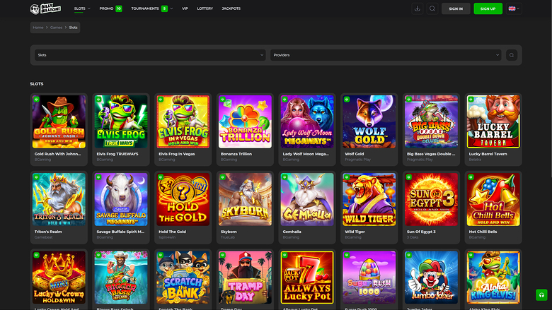 Jeux de bureau de Billy Billion Casino