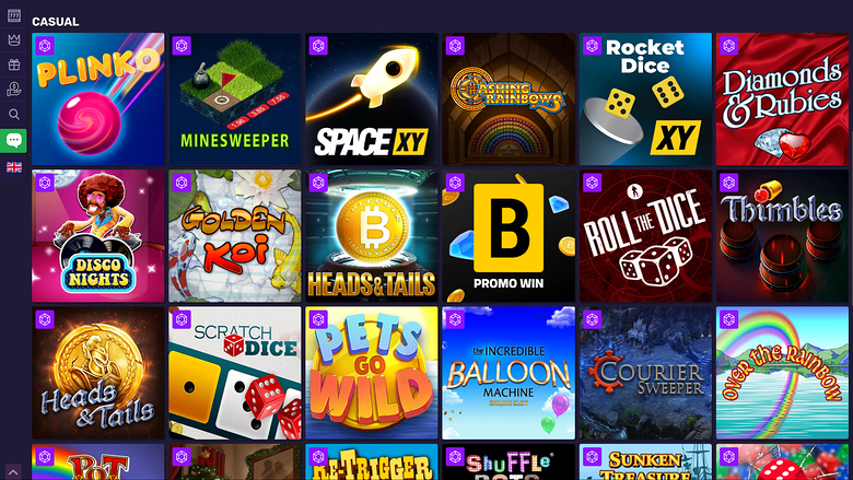 Jeux occasionnels de bureau de Bitcoin Casino