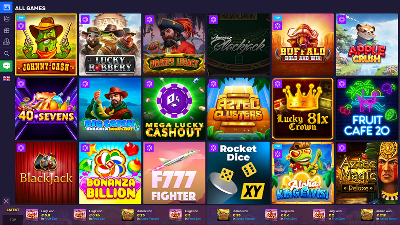 Jeux de bureau de Bitcoin Casino