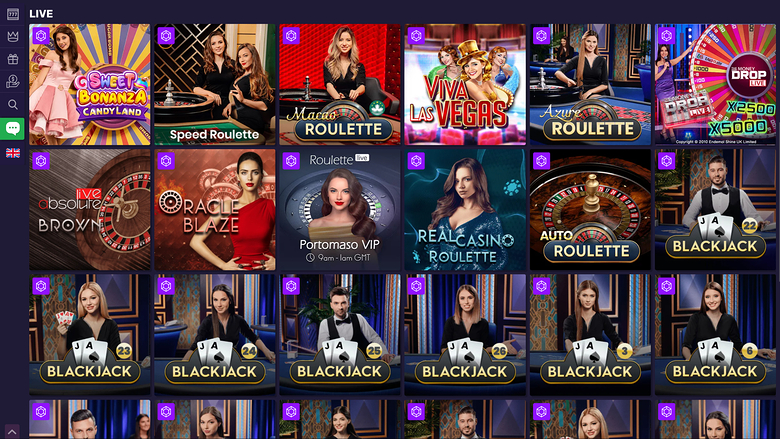 Croupier en direct de bureau de Bitcoin Casino