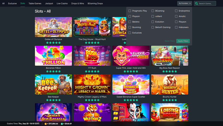 Développeurs de jeux sur ordinateur de Bitcoin.com Games Casino