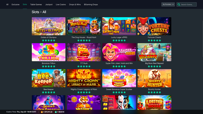 Jeux sur ordinateur de Bitcoin.com Games Casino