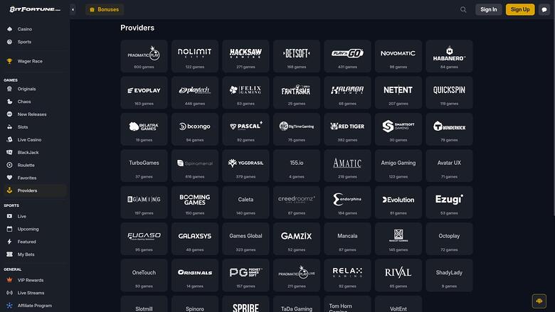 BitFortune Casino Game Developers Desktop