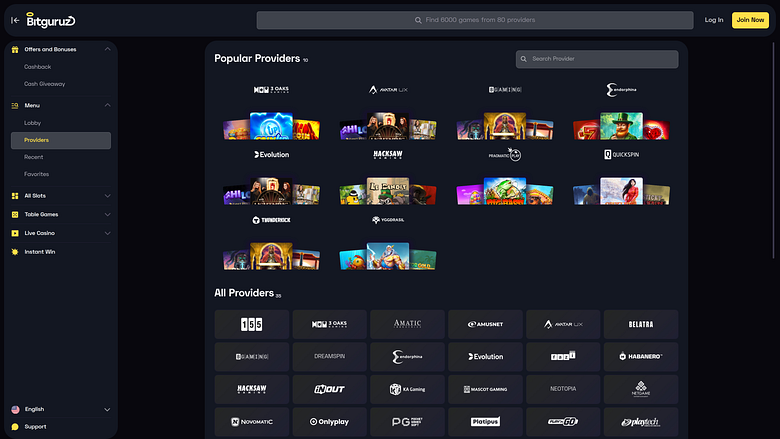 Bitguruz Casino Desktop Game Developers