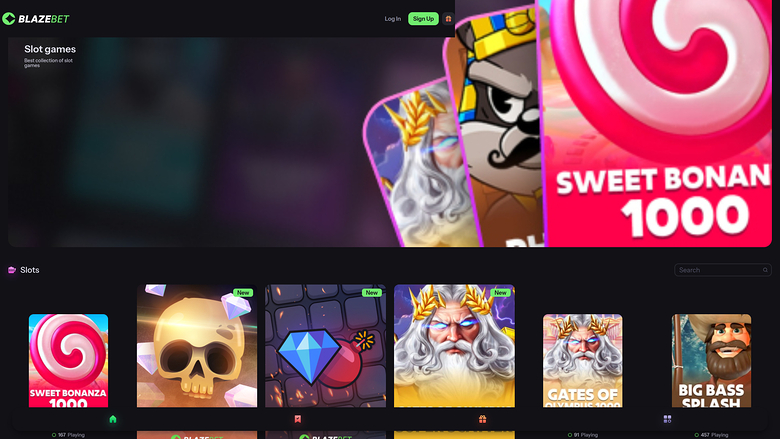 Juegos de casino BlazeBet para ordenador