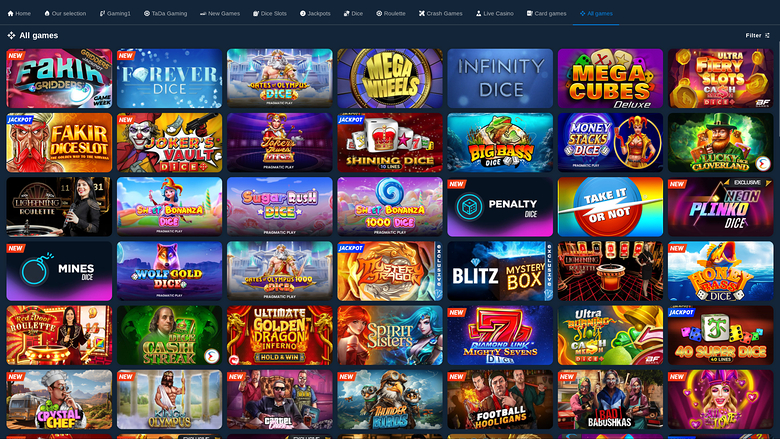 Giochi desktop di Blitz Casino