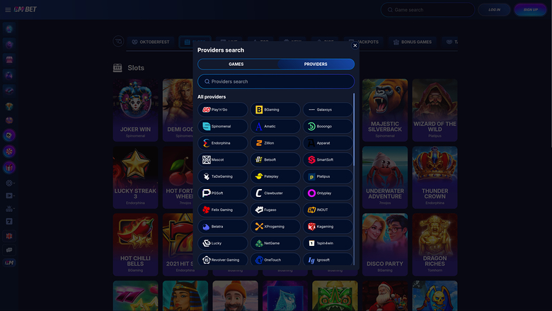 Développeurs de jeux de bureau de Bm.bet Casino