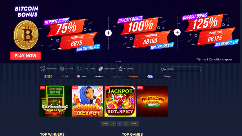 Jackpot de bureau de Bobby Casino