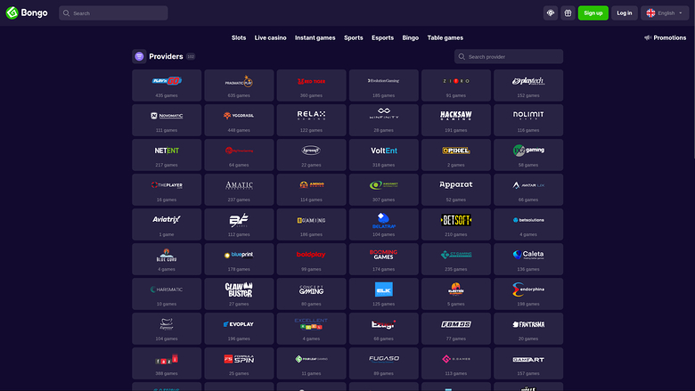 Sviluppatori di giochi desktop di Bongo Casino