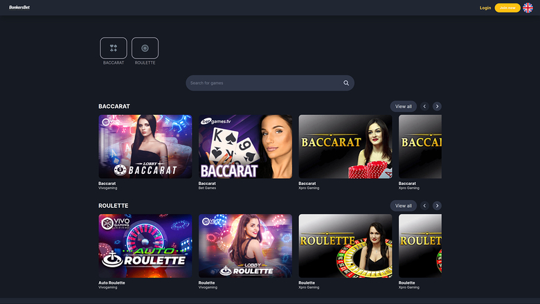 Croupier en direct sur bureau de BonkersBet Casino