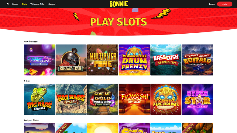 Jeux de Bonnie Bingo sur ordinateur