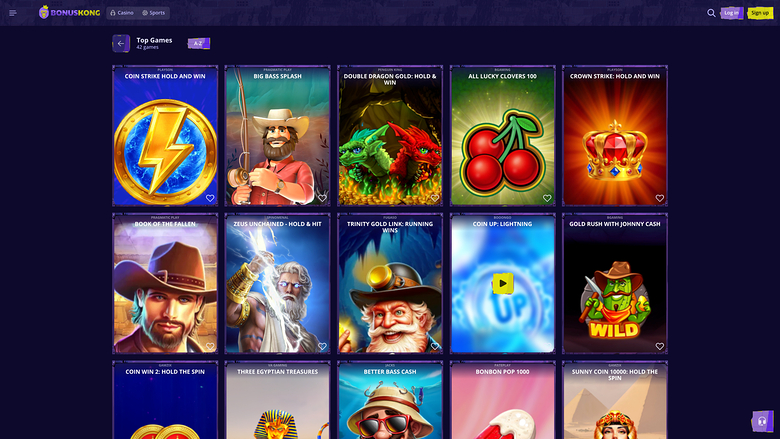 Giochi da casinò BonusKong