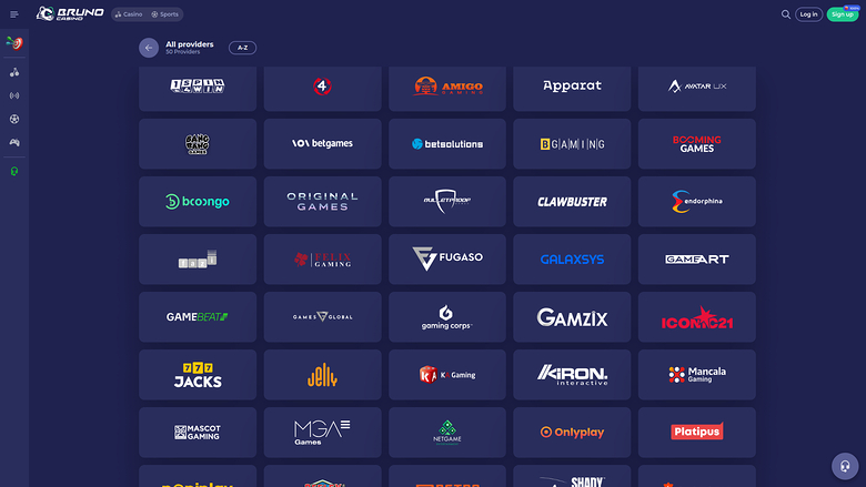 Desarrolladores de juegos de escritorio de Bruno Casino