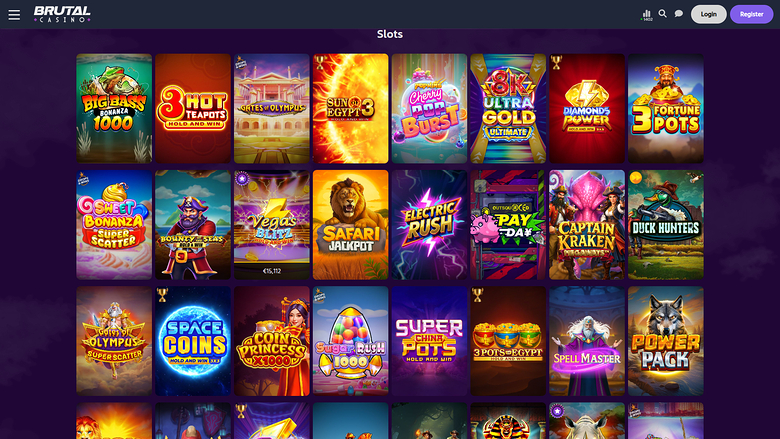 Jeux de bureau de Brutal Casino