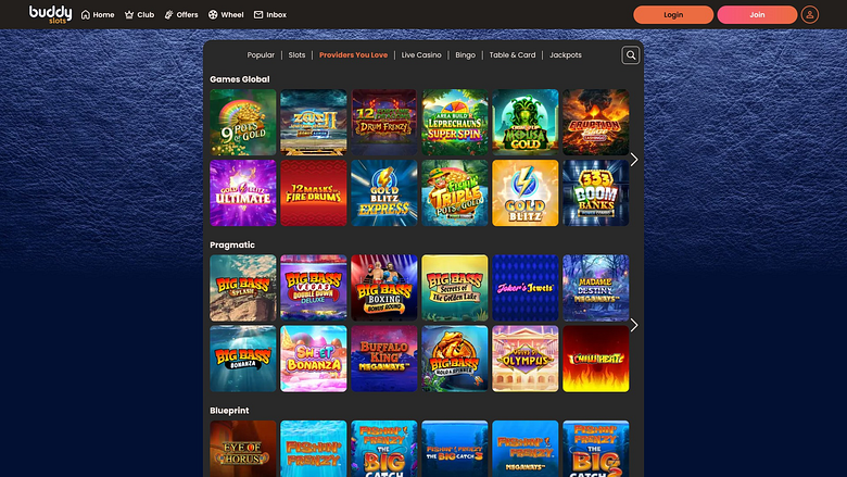 Разработчики настольных игр для казино Buddy Slots
