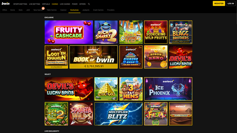 Bwin Casino Desktop-Spiele