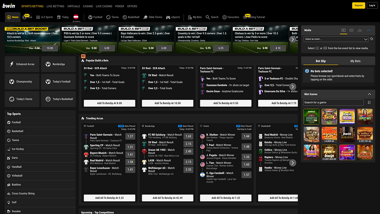 ألعاب Bwin Casino Desktop Sports