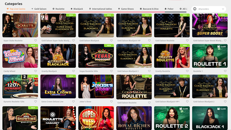 Croupier en direct de Cadoola Casino sur ordinateur