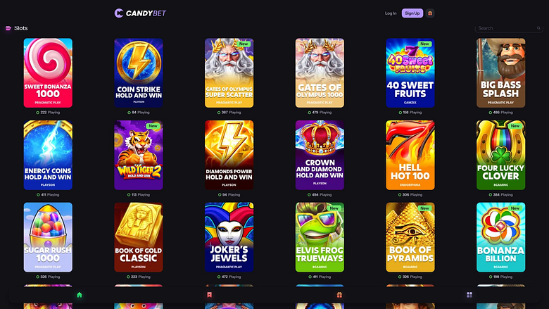 Игры для ПК в казино CandyBet