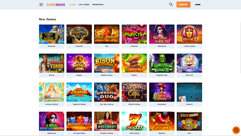 Giochi di Cashimashi Casino per desktop