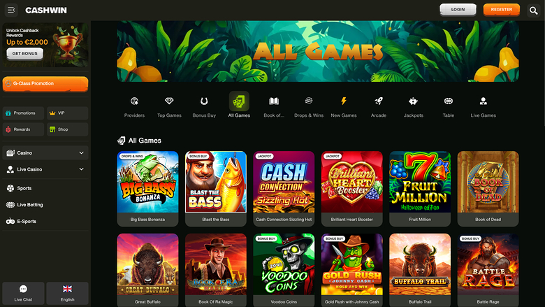 Jeux de Cashwin sur ordinateur