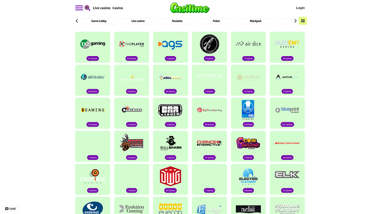 Casilime Casino Game Developers Desktop