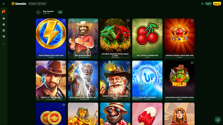 Jeux de casino Casinacho
