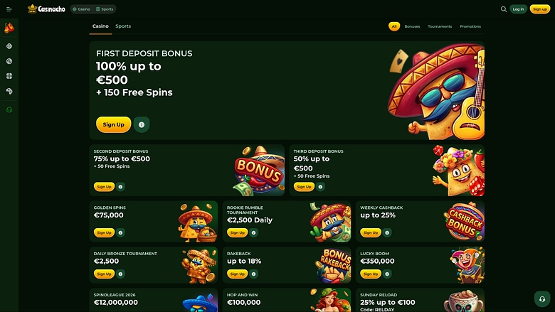 Promotions du Casino Casinacho