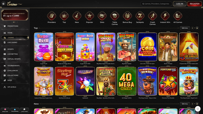 Juegos de casino Casina