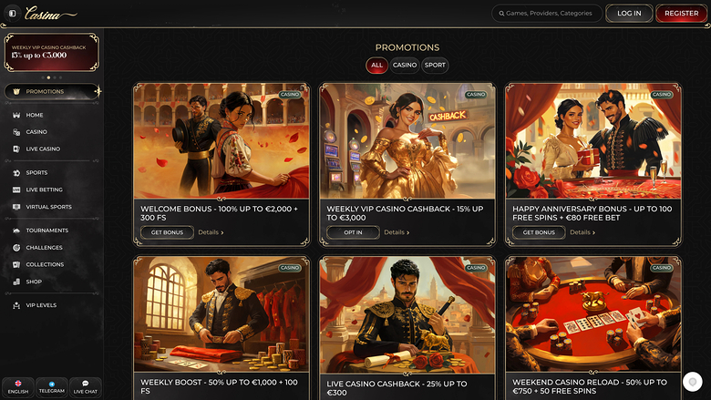 Promociones de Casina Casino