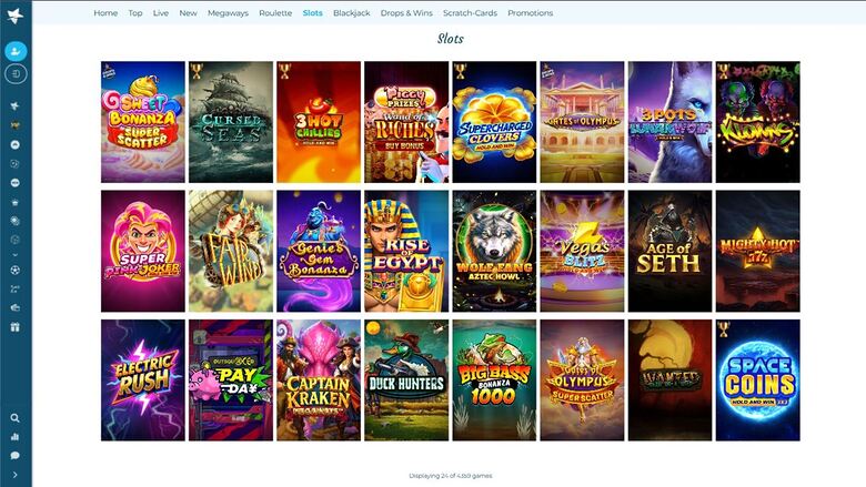 Jeux de Casino Estrella sur ordinateur