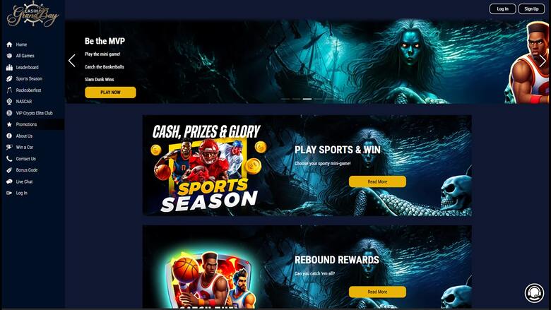 Promotions de Casino Grand Bay sur ordinateur