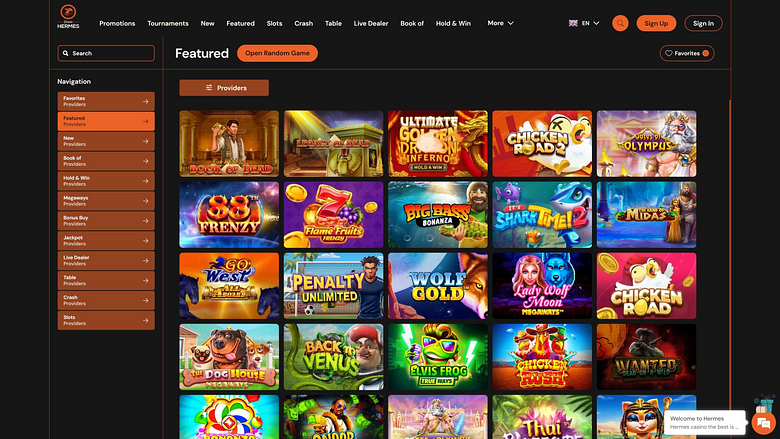 Image 1 des jeux de bureau Casino Hermes