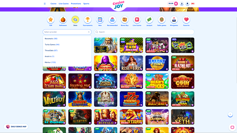 Casino Joy Desktop-Spielentwickler
