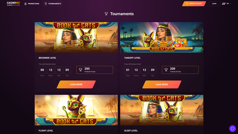 Tournois de Casinonic Casino Bureau