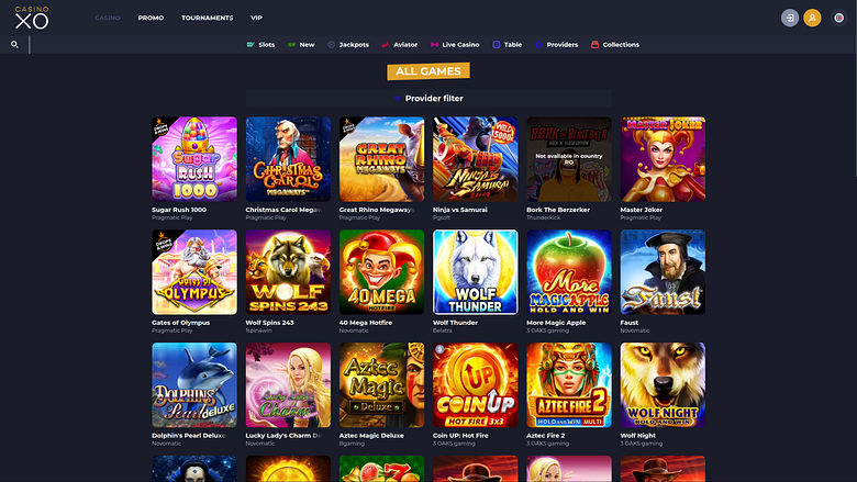 Игры для настольных компьютеров Casino XO