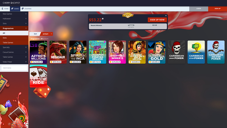 Développeurs de jeux de Cherry Jackpot Casino bureau